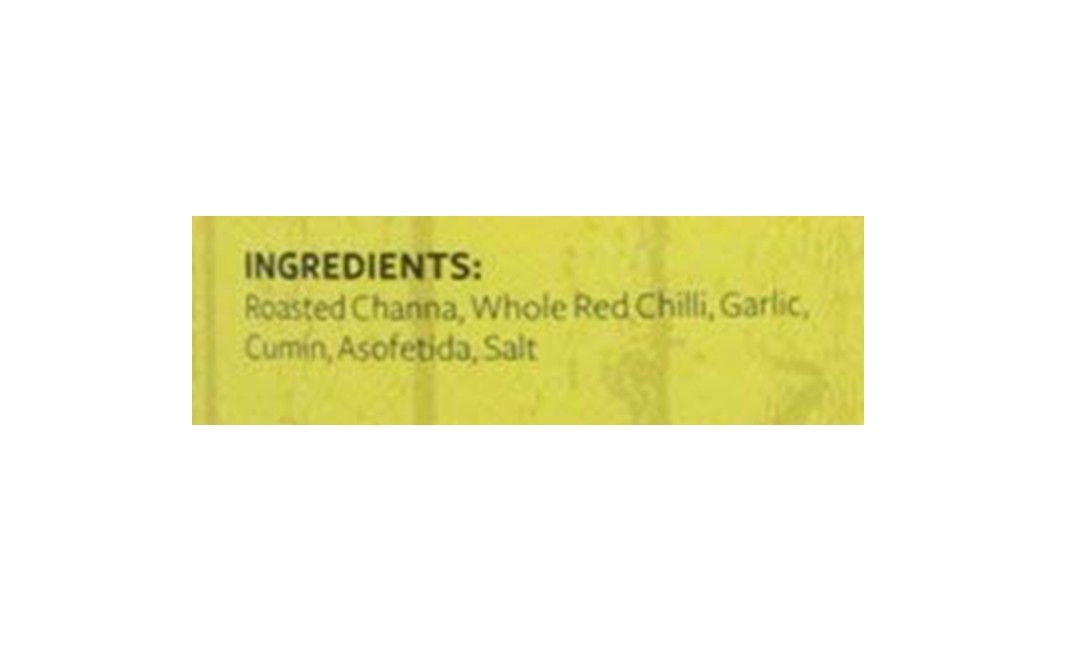 Nutty Yogi Garlic Chutney Podi   Glass Jar  125 grams